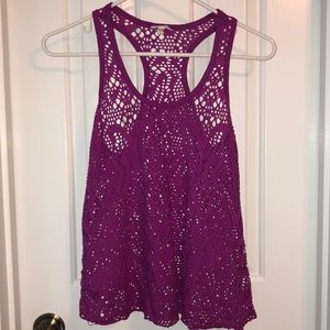 ⭐️ 4/$20 Aeropostale Purple Beach Top